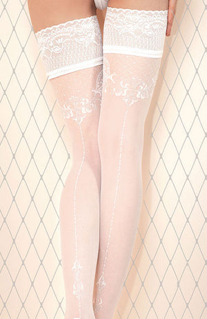 Ballerina 433 Lace Top Hold-Ups